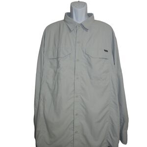 Columbia Men's XXL Shirt Lightweight Outdoor Button-Down Long Sleeve Fishing